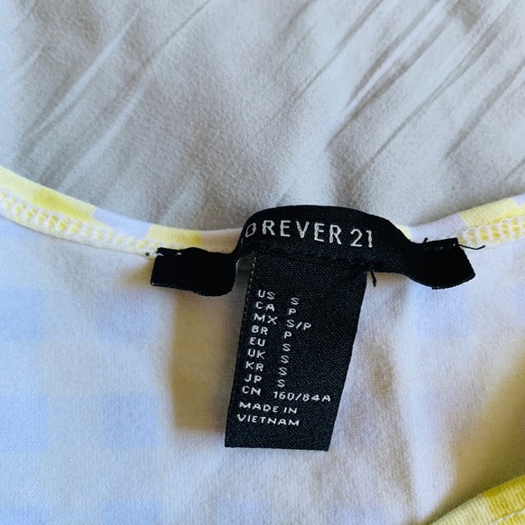 Yellow Cropped Tank - Picture 2 of 2